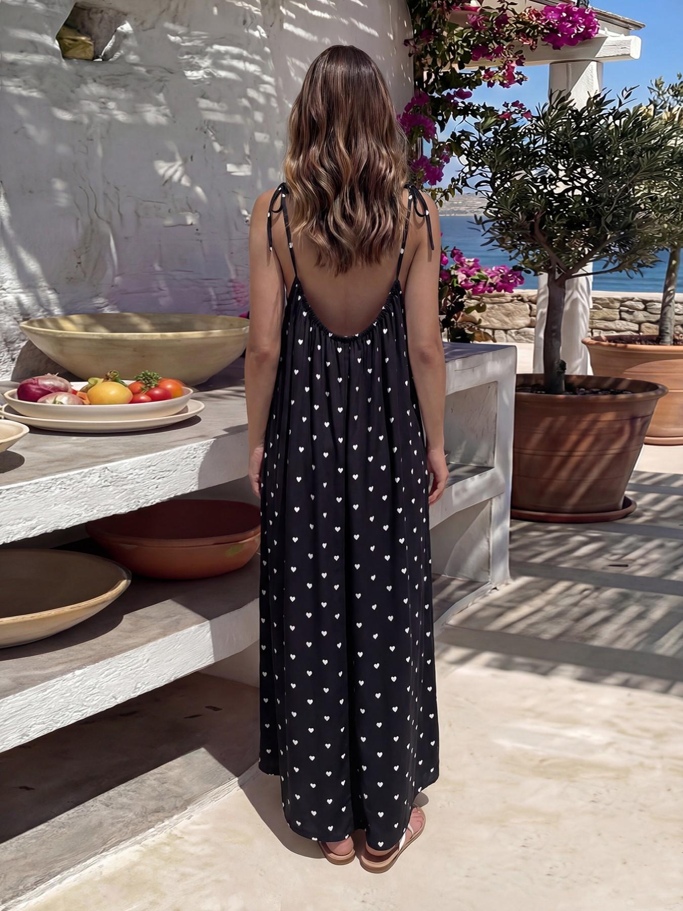 Women Elegant Solid Color Backless Slip Dress(Buy 2 Save $5 )(Buy 3 Save $10)(Buy 4 Save $15)