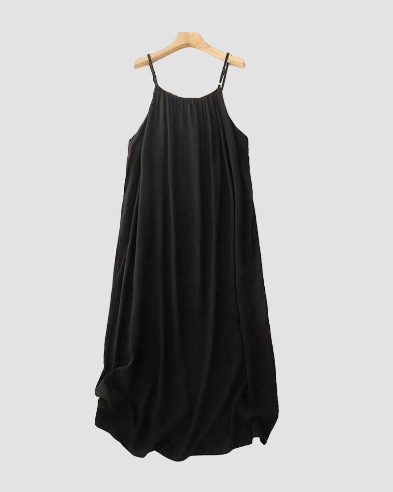 Women Elegant Solid Color Backless Slip Dress(Buy 2 Save $5 )(Buy 3 Save $10)(Buy 4 Save $15)