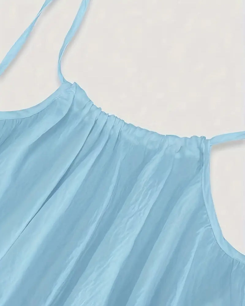 Women Elegant Solid Color Backless Slip Dress(Buy 2 Save $5 )(Buy 3 Save $10)(Buy 4 Save $15)