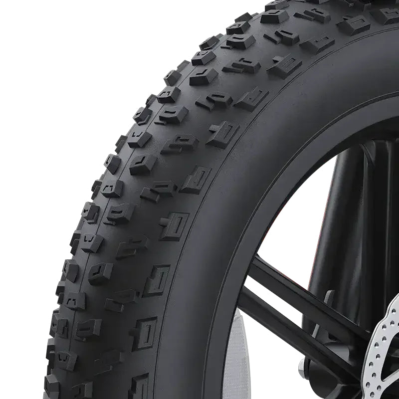 Retro Full Suspension Fat Tire Electric Bike For Adults