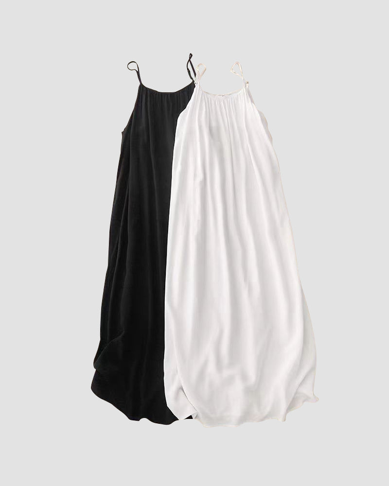 Women Elegant Solid Color Backless Slip Dress(Buy 2 Save $5 )(Buy 3 Save $10)(Buy 4 Save $15)