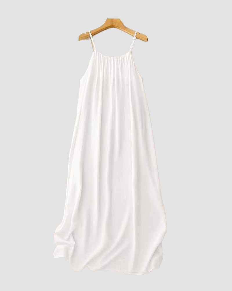 Women Elegant Solid Color Backless Slip Dress(Buy 2 Save $5 )(Buy 3 Save $10)(Buy 4 Save $15)
