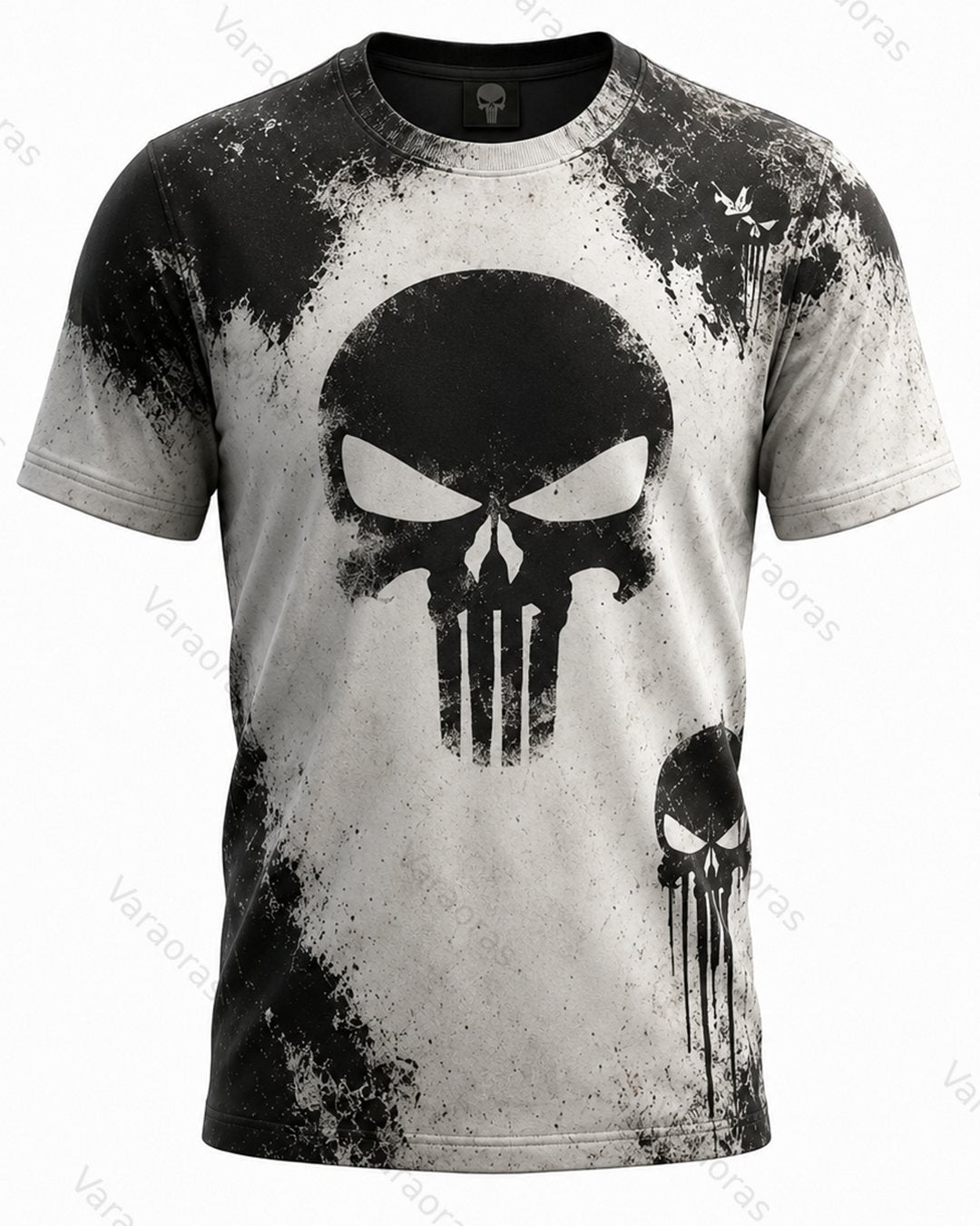 Men's Fashion Skull Print Hoodie & Pants Two-Piece Set 8625