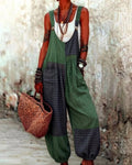 Elegant and Stylish Women's Boho-Style Embroidered Jumpsuit  7767