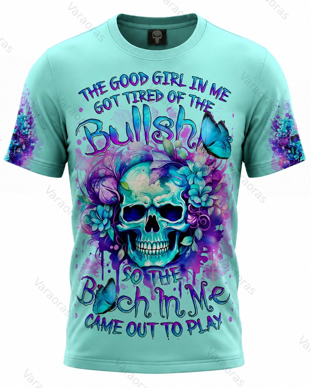 Men's Fashion Skull Print Hoodie & Pants Two-Piece Set 2669