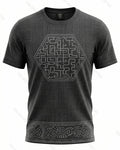 Men's Fashionable Viking Contrast Color Knot Embroidered T-shirt 2051