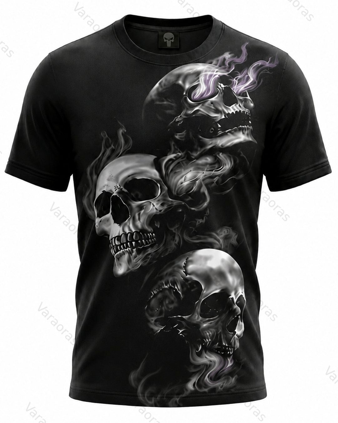 Men's Fashion Skull Print Hoodie & Pants Two-Piece Set 7372