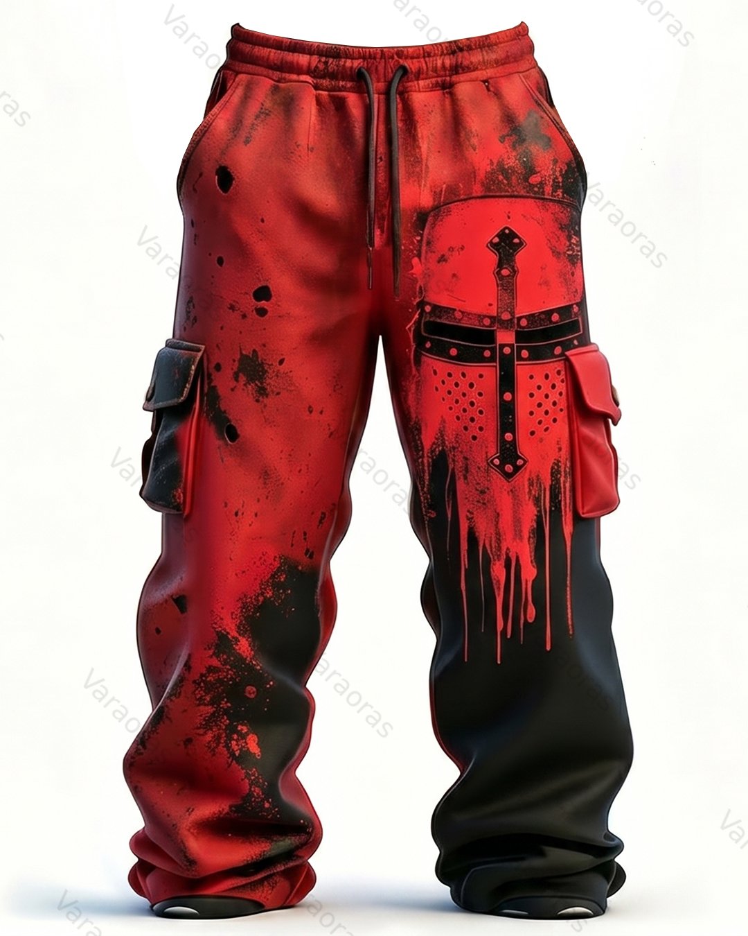 Men's Fashion Embroidered Hoodie and Pants Two-Piece Set  2064