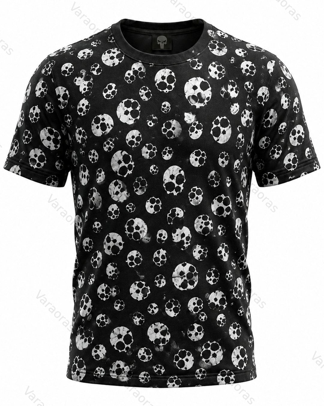 Men's Fashion Skull Print Hoodie & Pants Two-Piece Set 2335