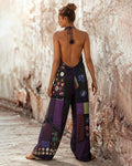 Elegant and Stylish Women's Boho-Style Embroidered Jumpsuit  3047