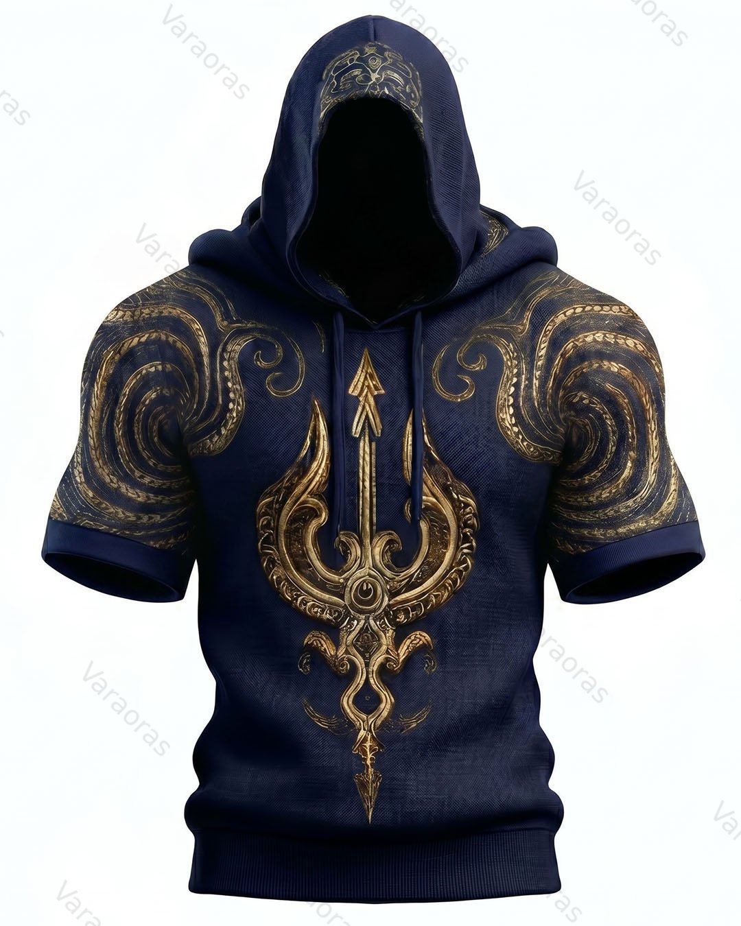 Men's Fashion-Inspired Embroidered Hoodie and Pants Two-Piece Set 8425