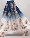 Women's Elegant Floral Embroidered Skirt 1764