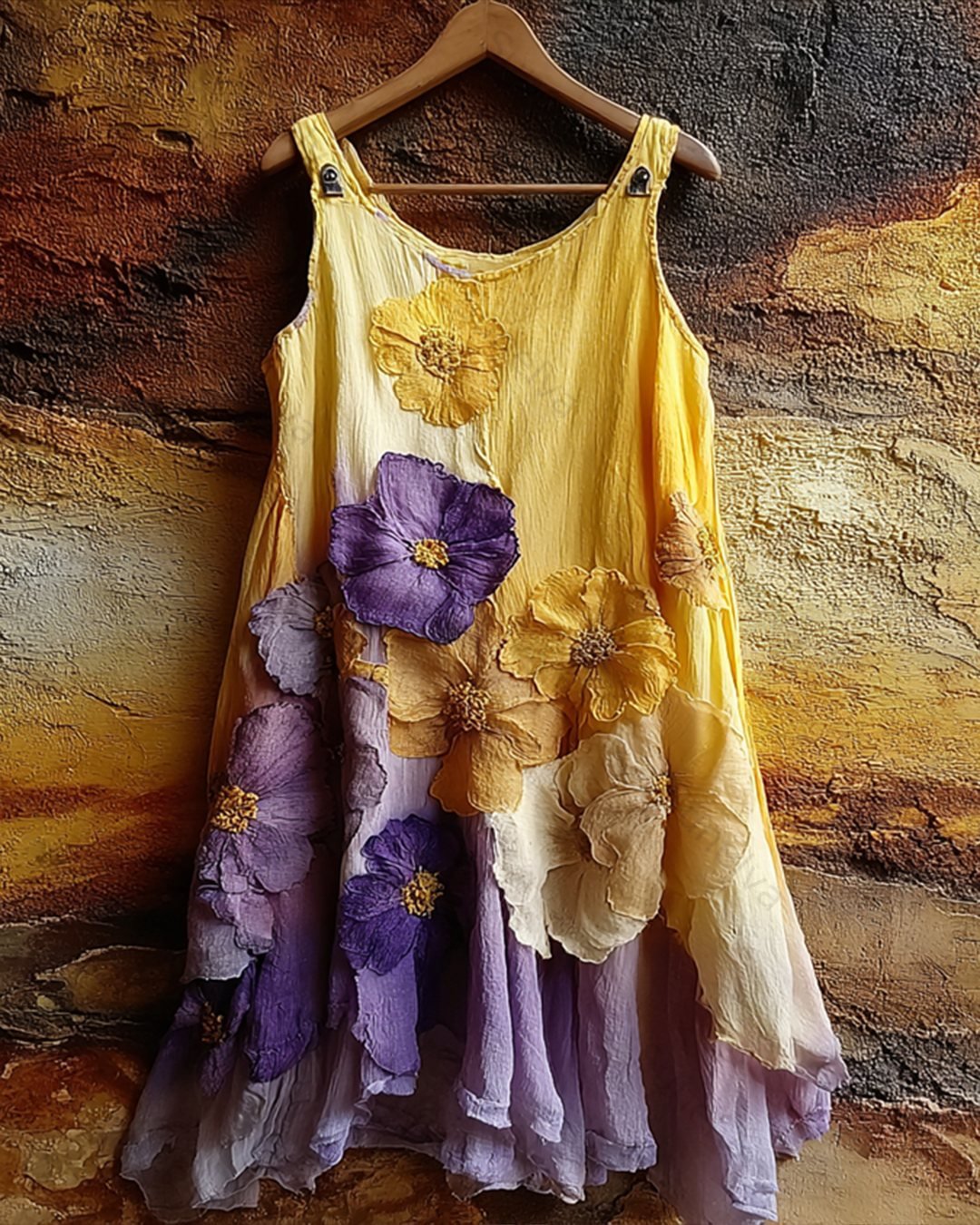 Women's Summer Vacation Floral Embroidered Sleeveless Top 7228
